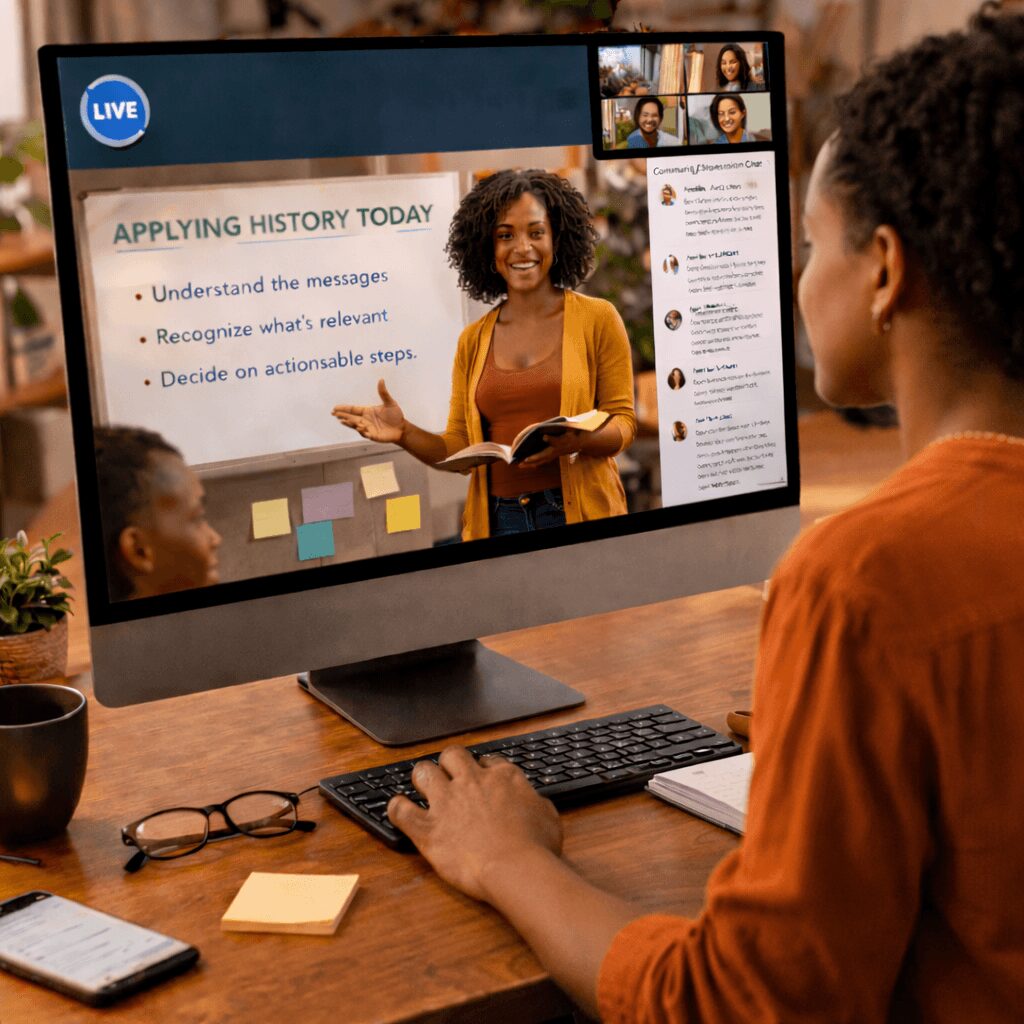 Live or guided engagement opportunities